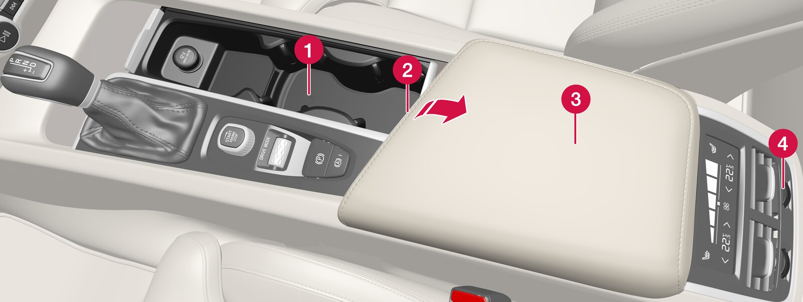 P5-1817-S/V60-Tunnel console