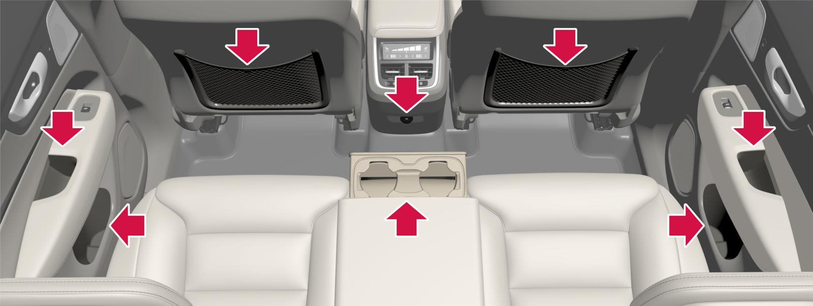 iCup-2317-XC60-Overview interior rear seat