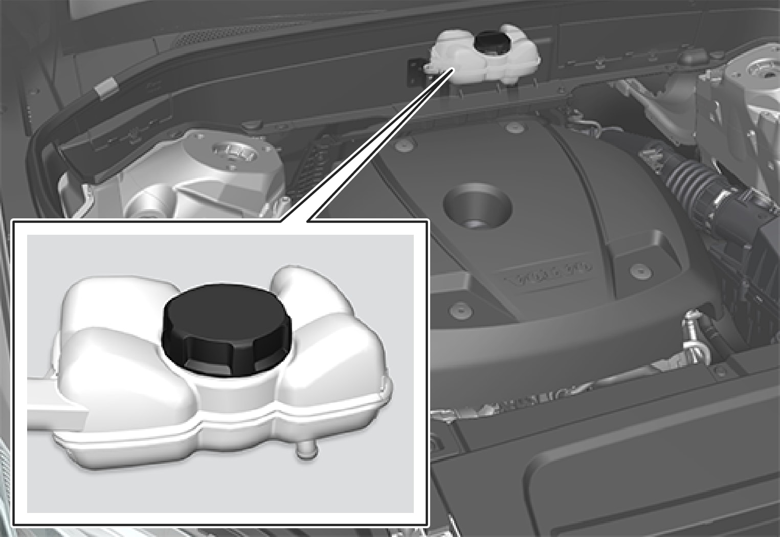 P5-1519 XC90 Hybrid Hybrid battery coolant refill