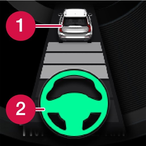 P5-1646-Pilot Assist symbol Avstånd + Styrning