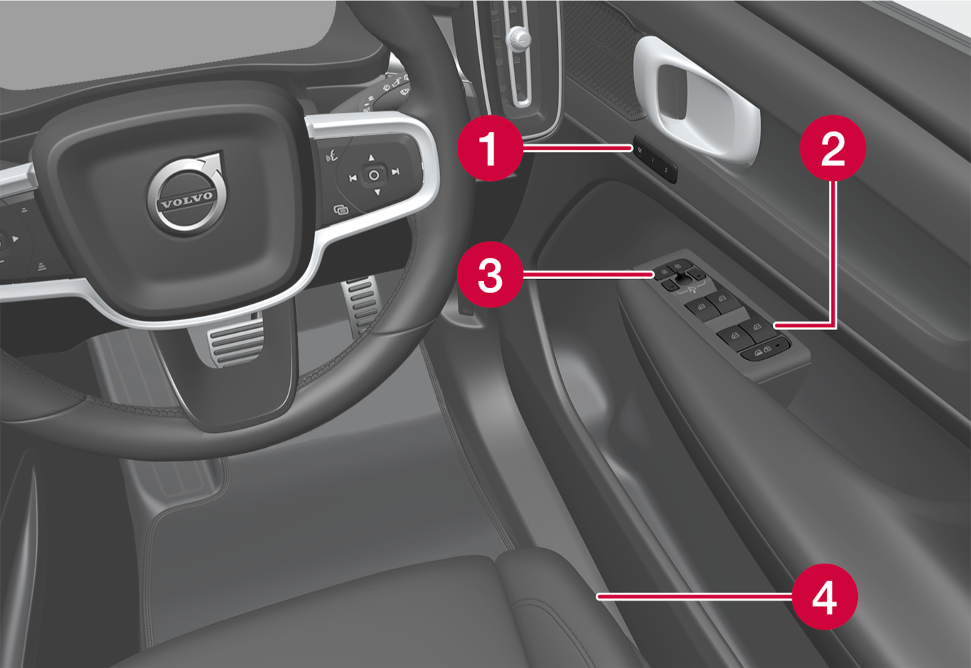 P6-22w22-BEV-Driver door controls, RHD