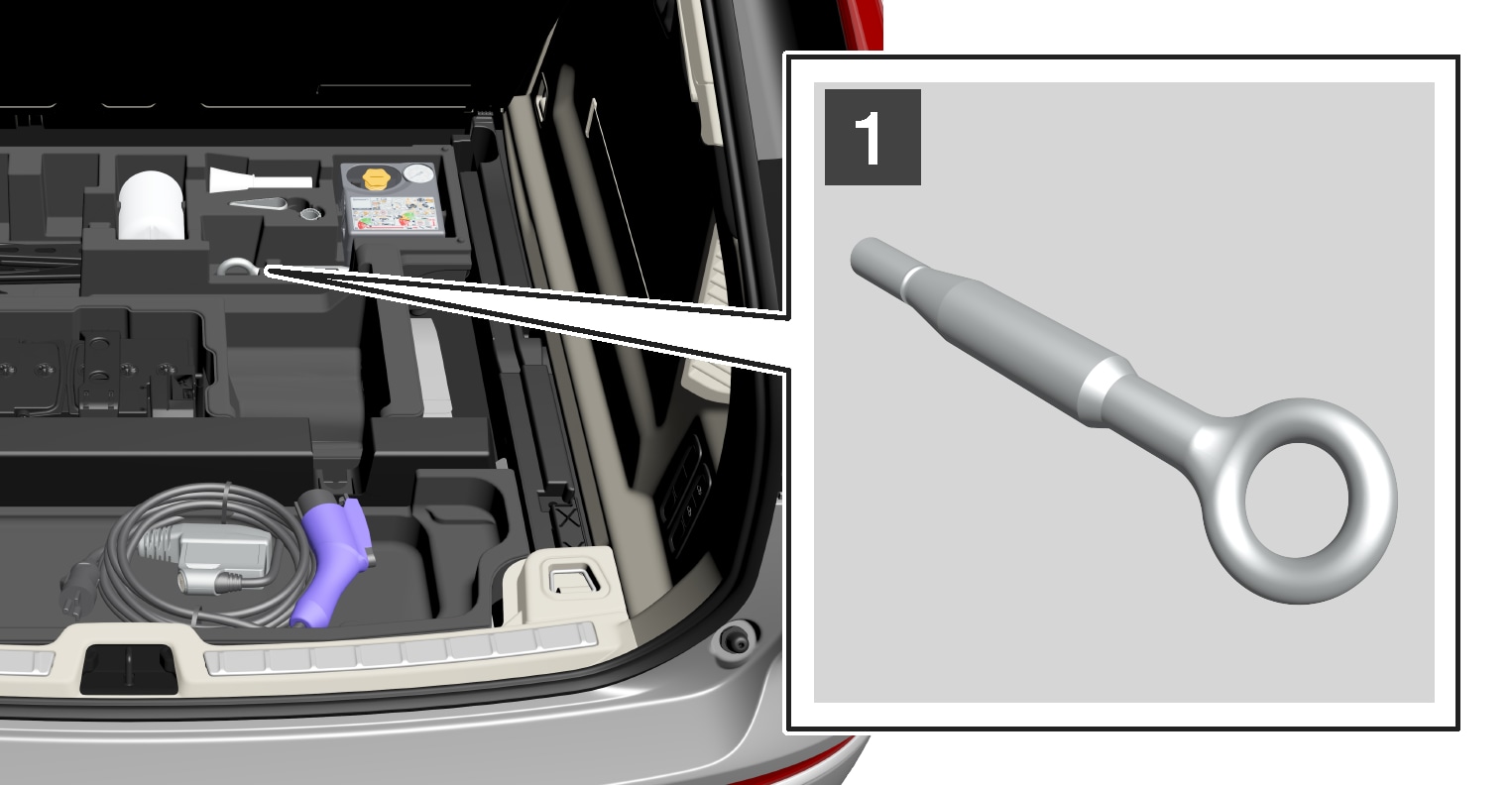 P5-1717-XC60-Towing eye, storage step 1