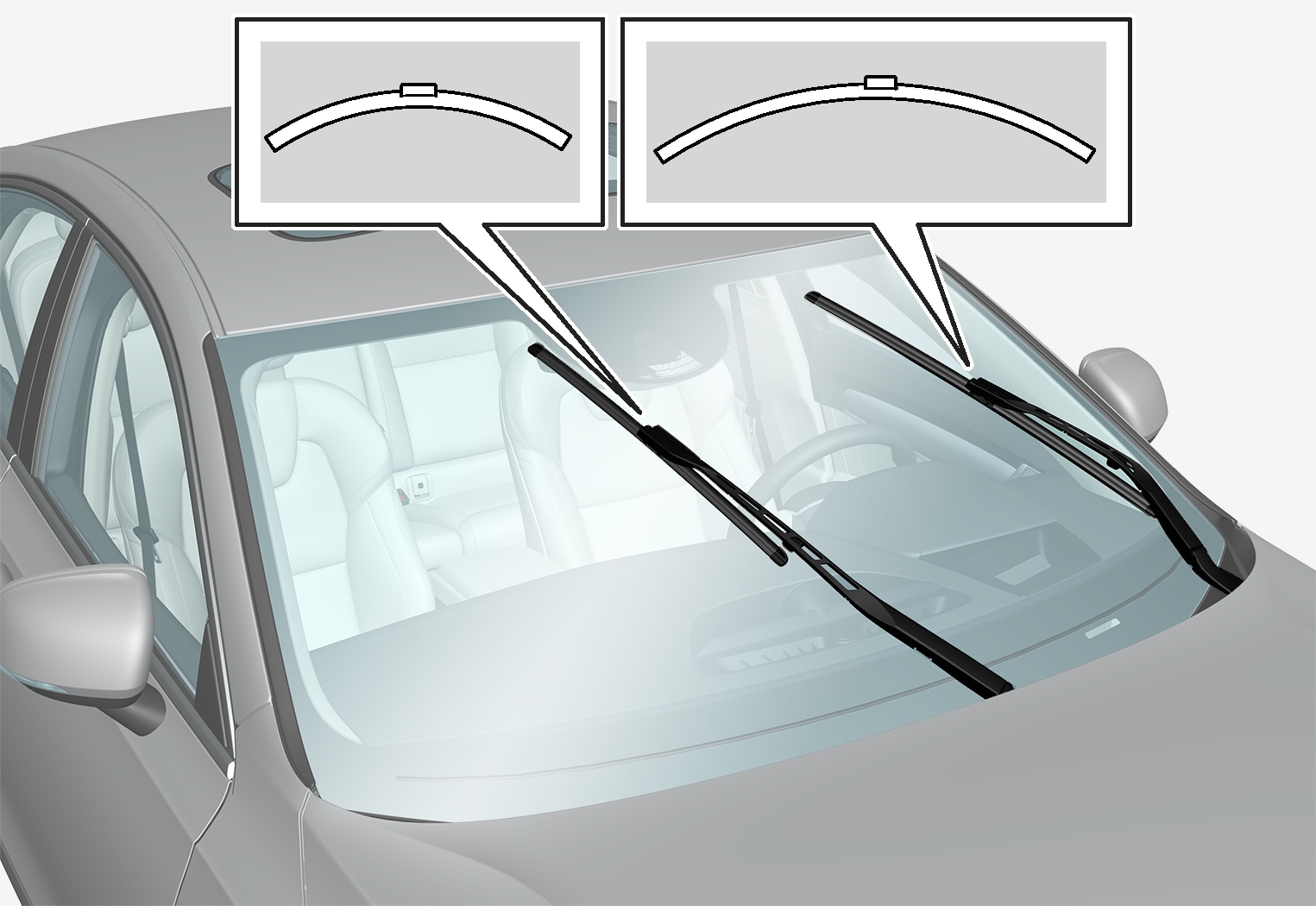 P5-1617-S90 V90-Wiper blades diffrent length