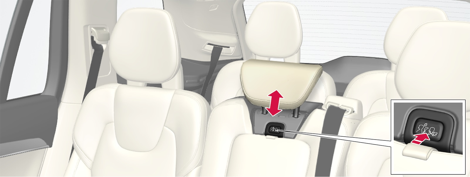 P5-1507-2nd seat row-Adjust headrest center back