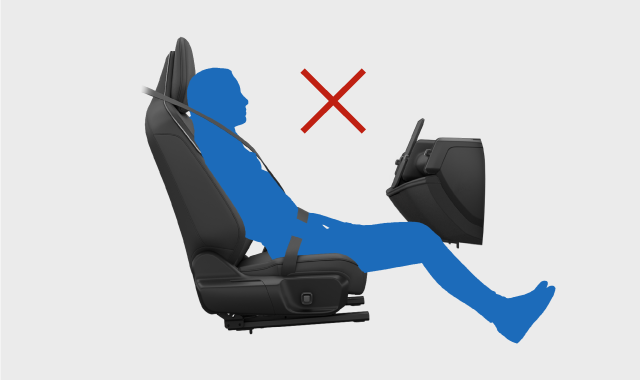 Postura incorrecta en el asiento