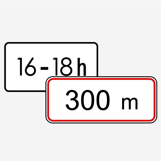 P5-1507-Road Sign Information, signs that only apply certain time of the day