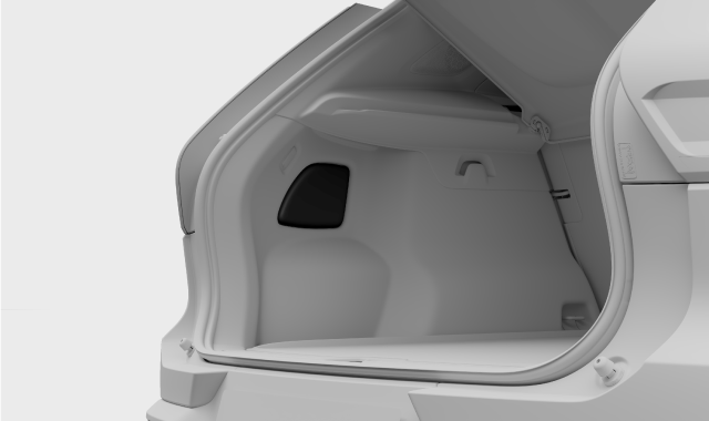 Location of panel for rear lights.