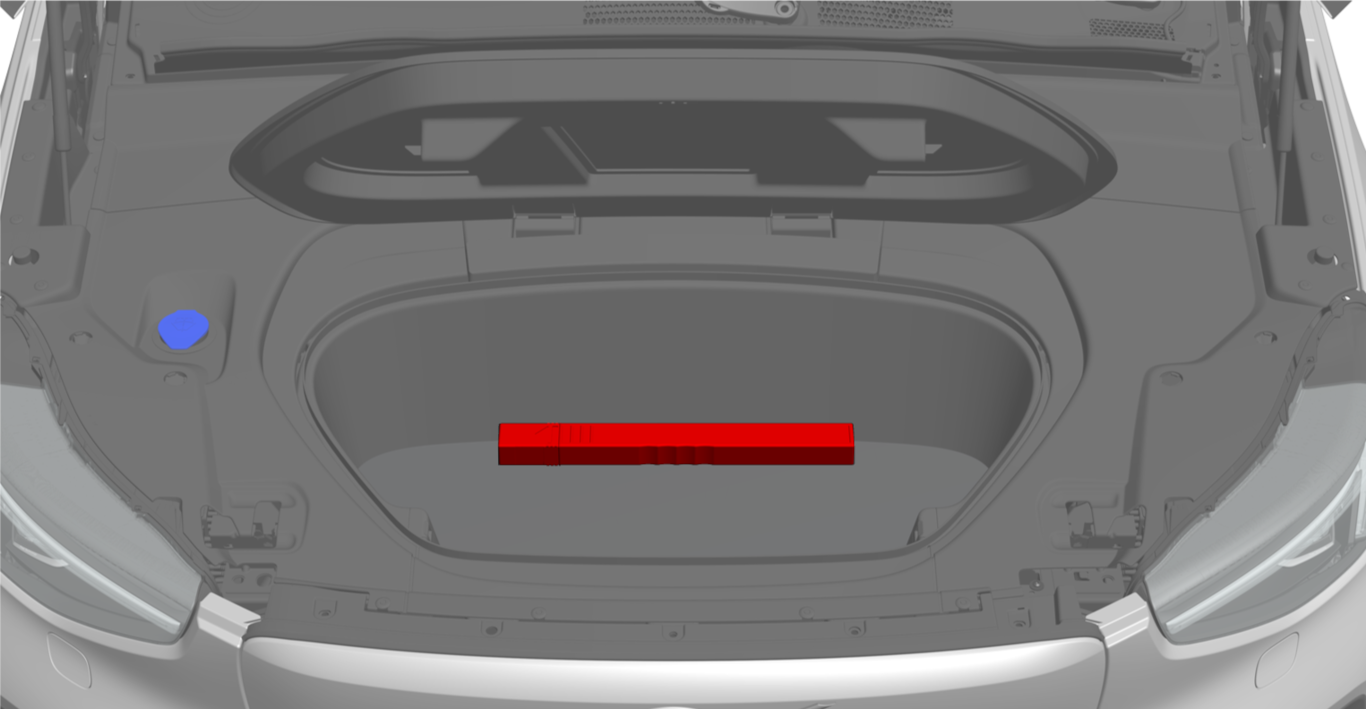 iCup-2446-C40BEV-Warning triangel storage step 1