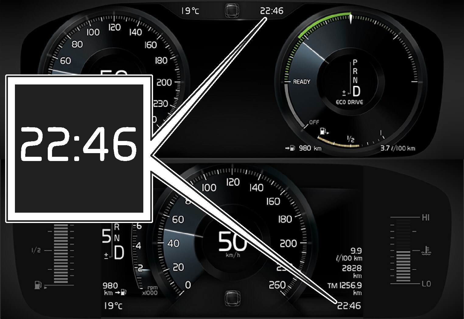 P5 - 15w46 - Clock DIM 8 and 12