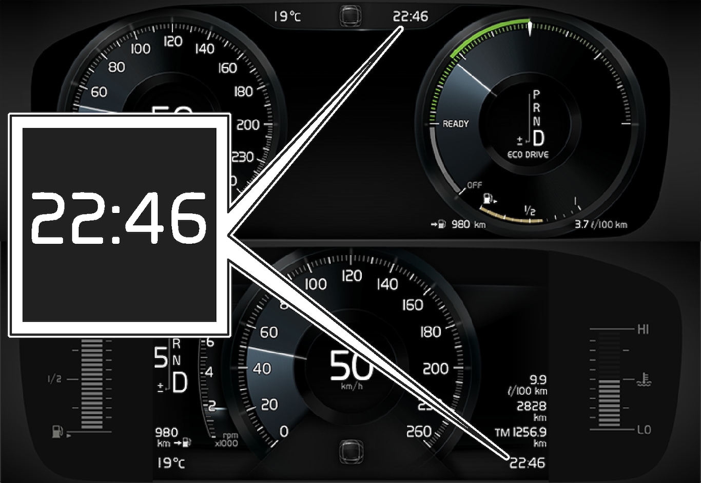 P5 - 15w46 - Clock DIM 8" and 12"