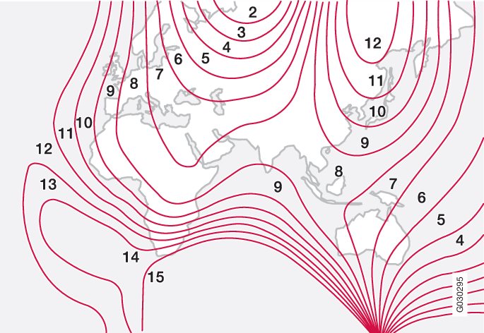 P3-820 Magnetic zone map