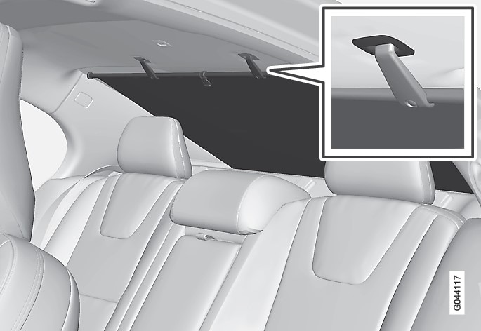 P3-1020-S60 Sun blind rear window