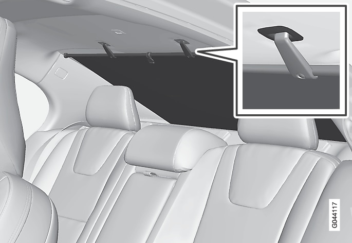 P3-1020-S60 Sun blind rear window