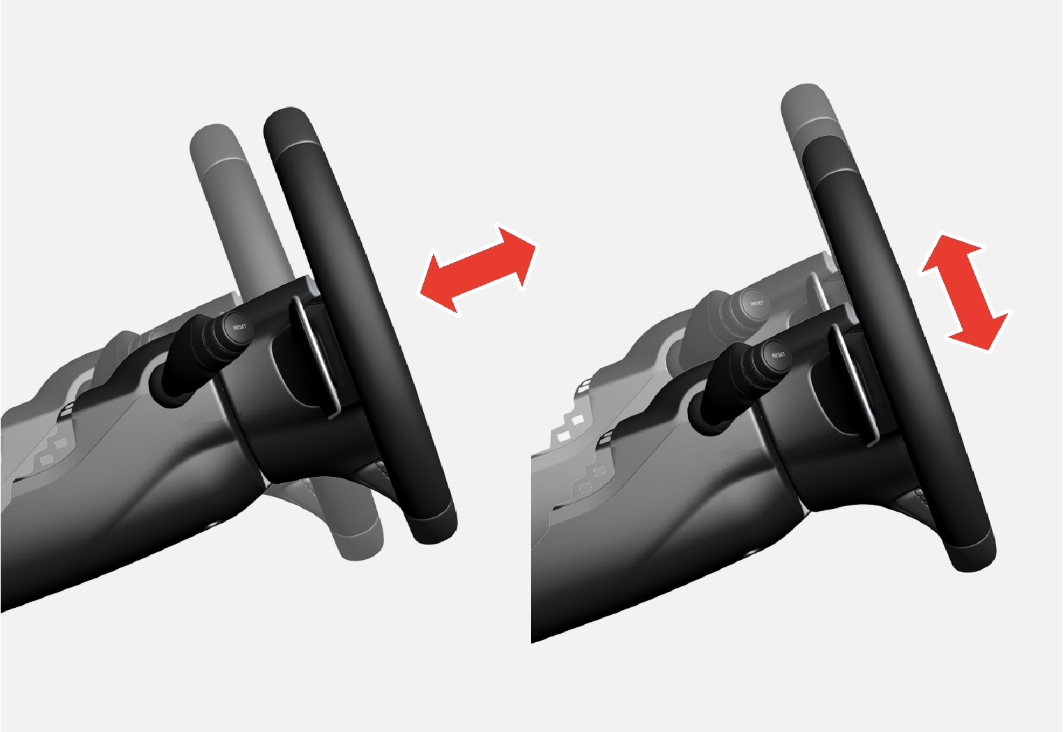 PS-1926-Adjustment directions steering wheel