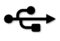P5–1717–Symbol in status bar–USB active