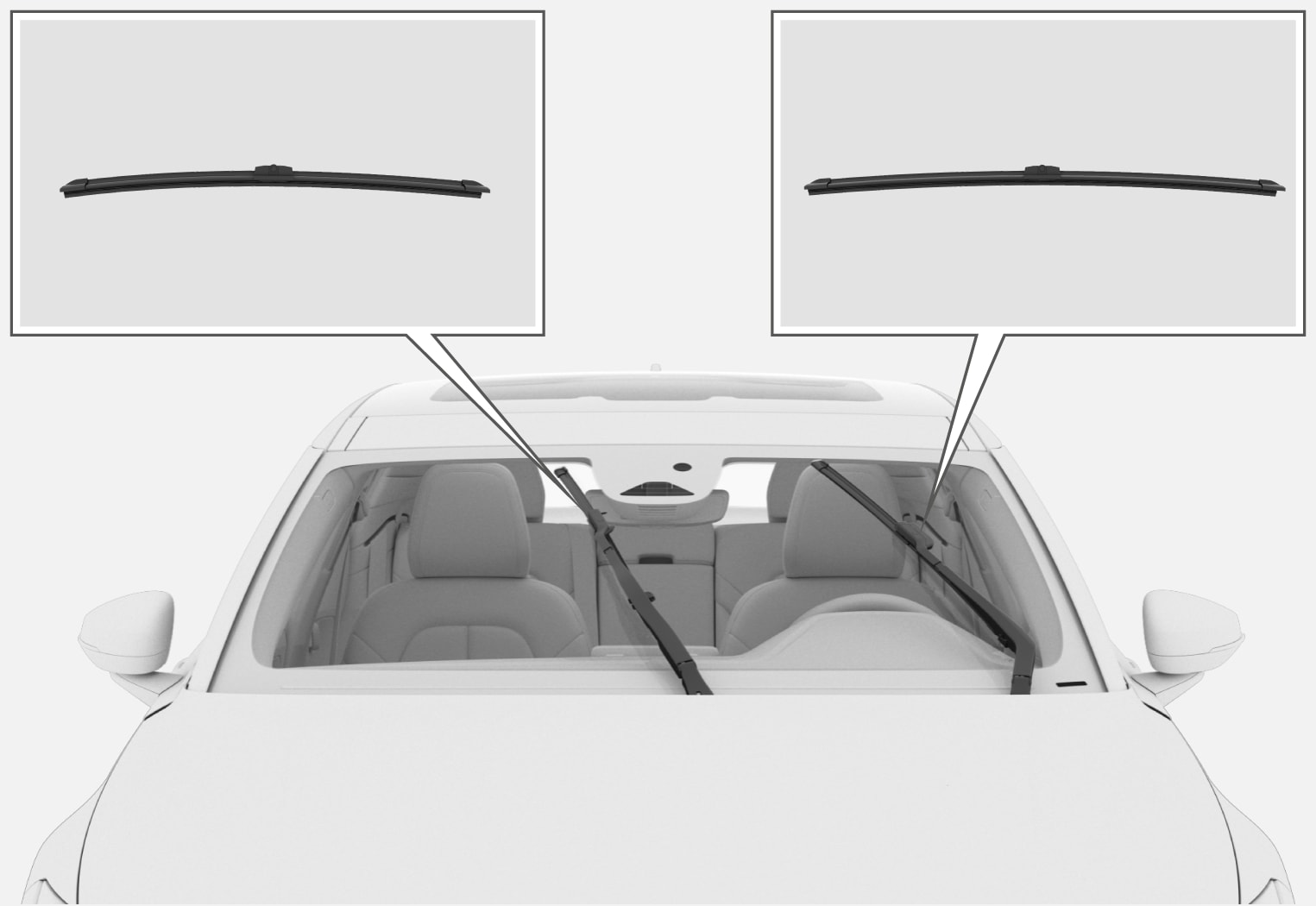 PS-2007-Wiper blades diffrent length