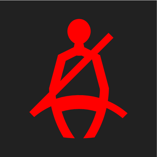 PS-1926-Seatbelt warning symbol