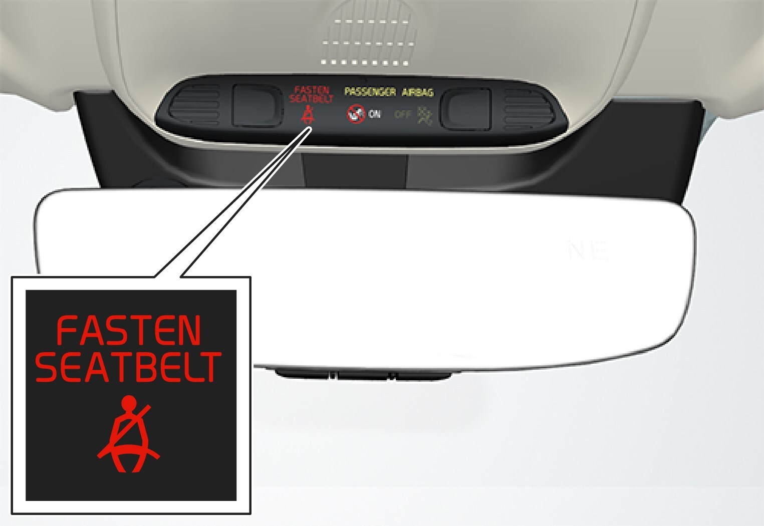 P5-1507–Safety–Overhead console belt reminder