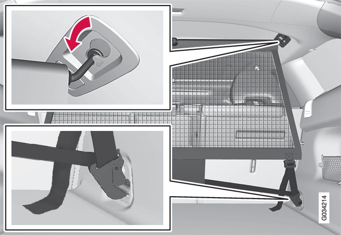 P3-835-xc60 Cargo net Mount point Back