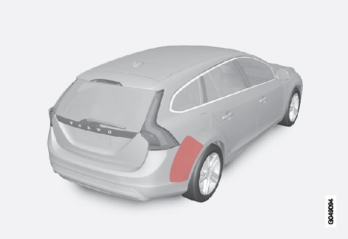 P3-1346-v60 CrossTrafficAlert sensor