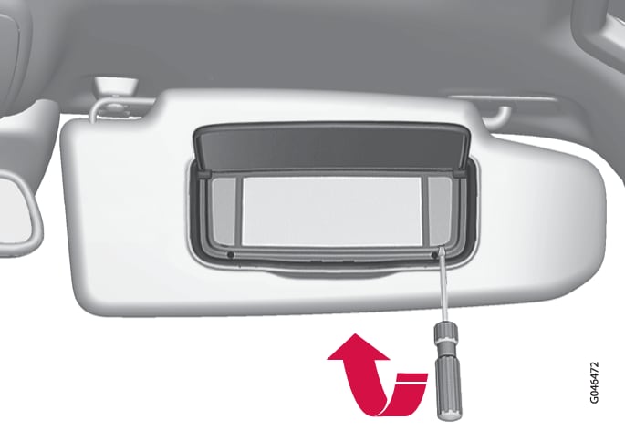 P3-1220-XC60 Lighting make-up mirror