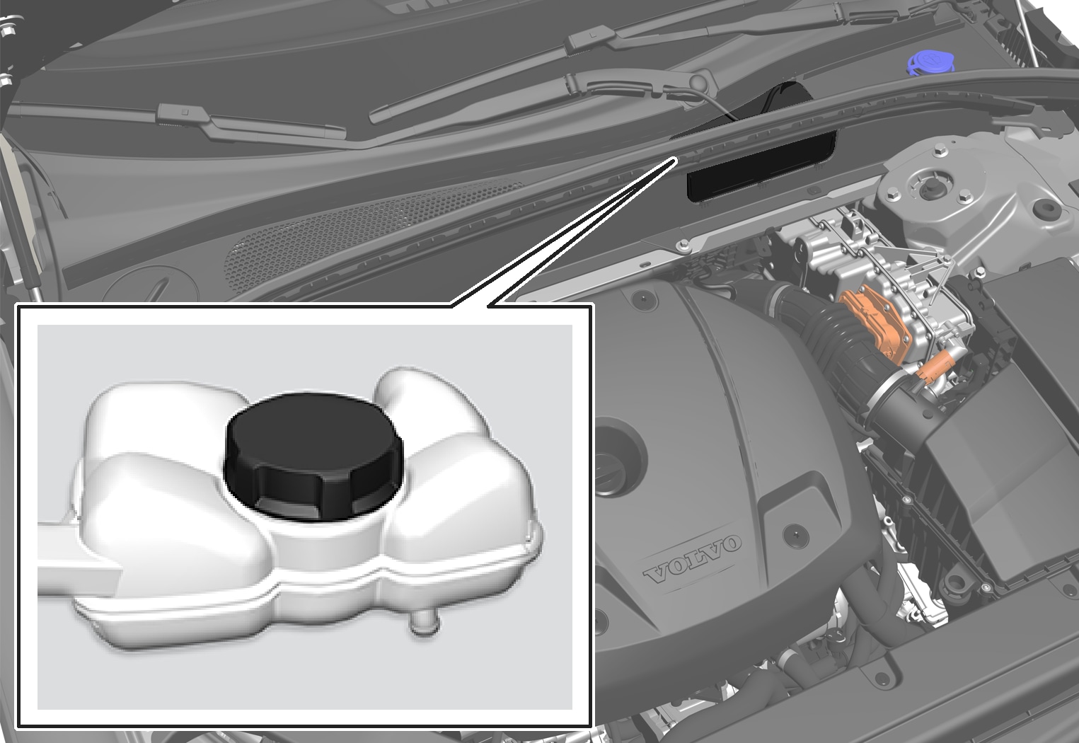 P5-1717-XC60-Hybrid battery refill coolant