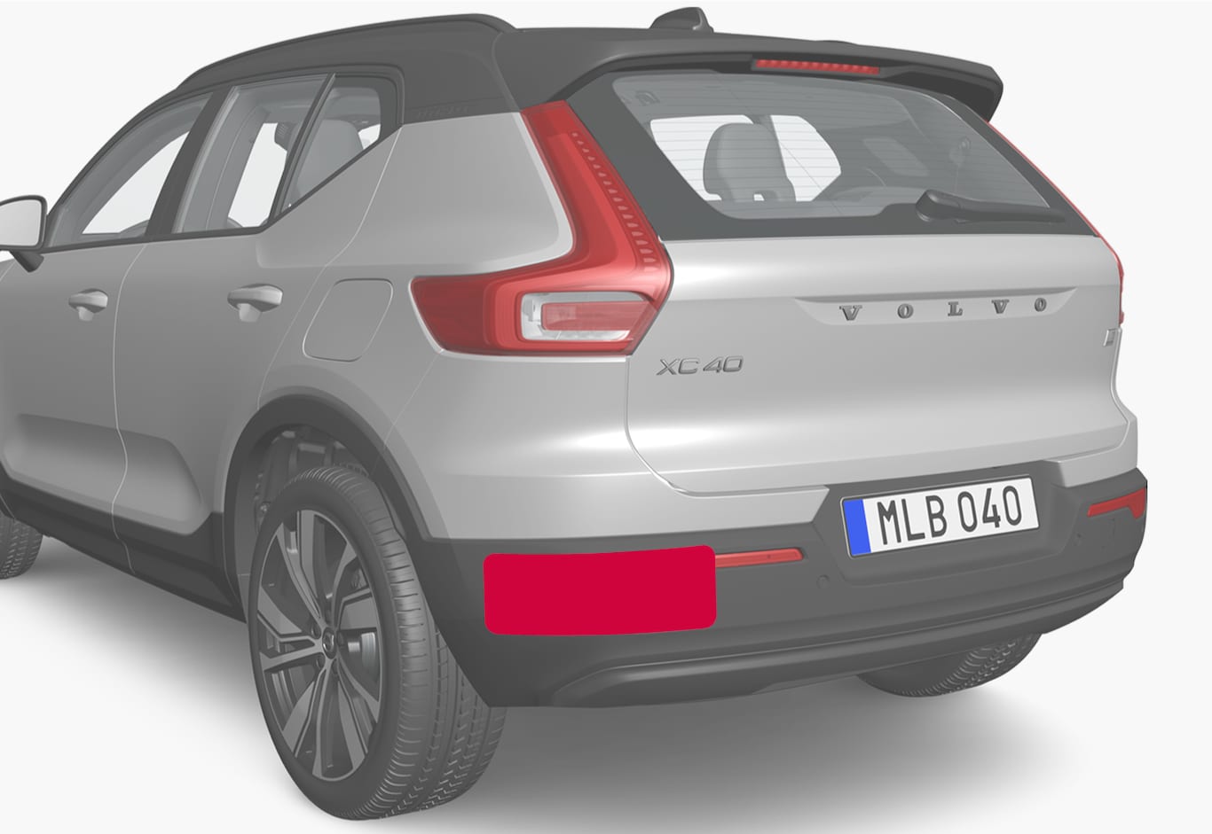 P6-XC40BEV-21w46-RearRadar-SurfaceToKeepClean