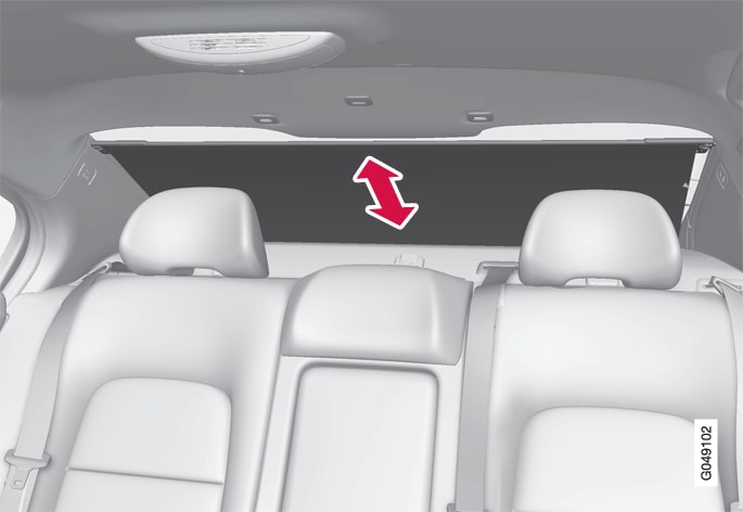 P3-1345-S60L Suncurtain rear window