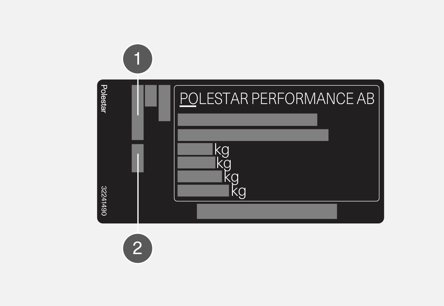 PS-2007-Vehicle Identification Number label with annotation for color code