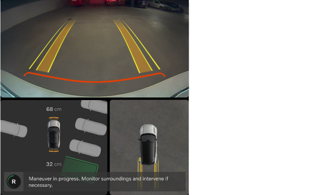 During parking