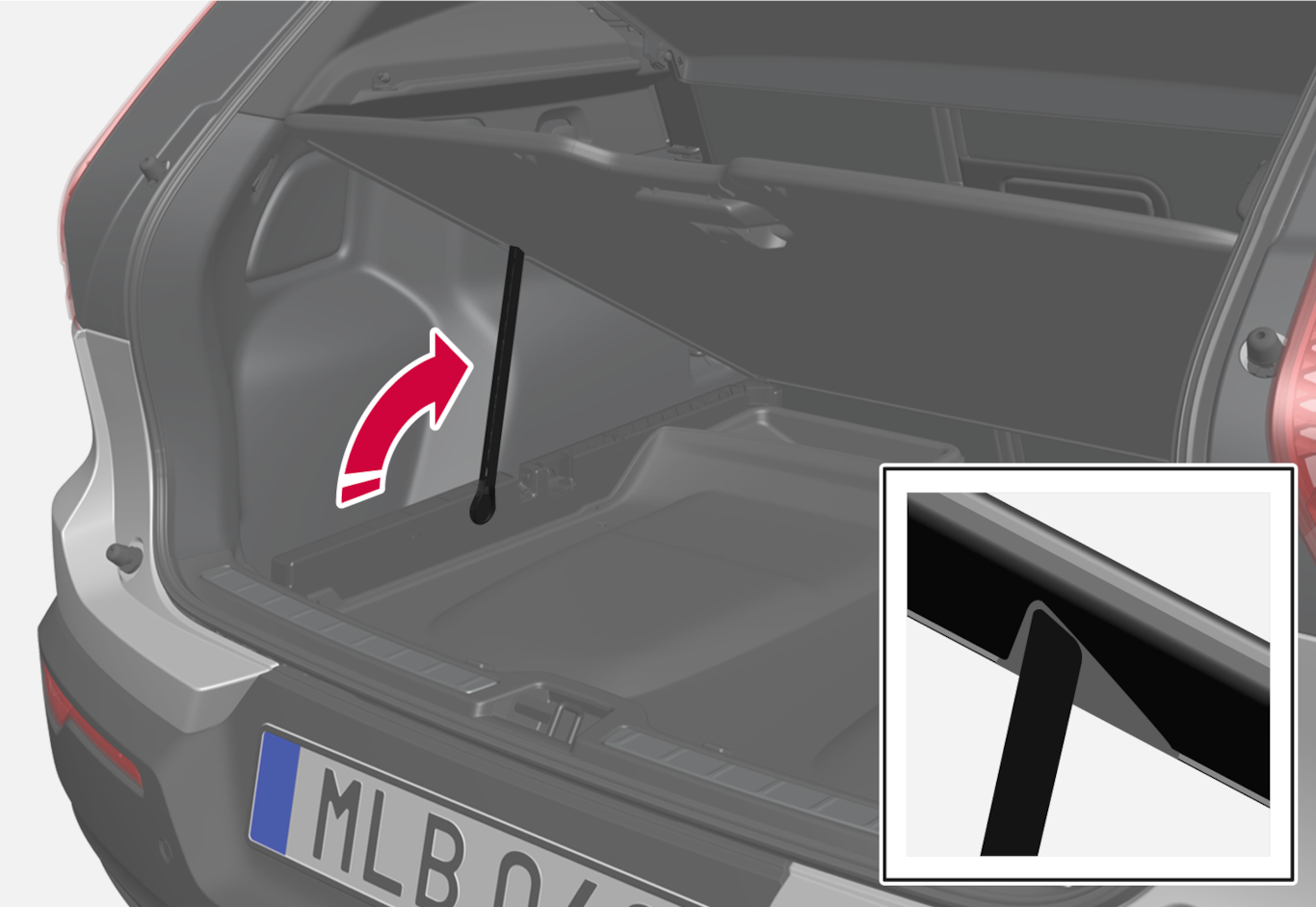 iCup-2246-XC40BEV-Load floor support arm