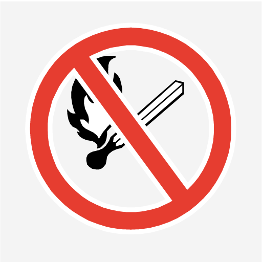 PS-1926-No open flames symbol