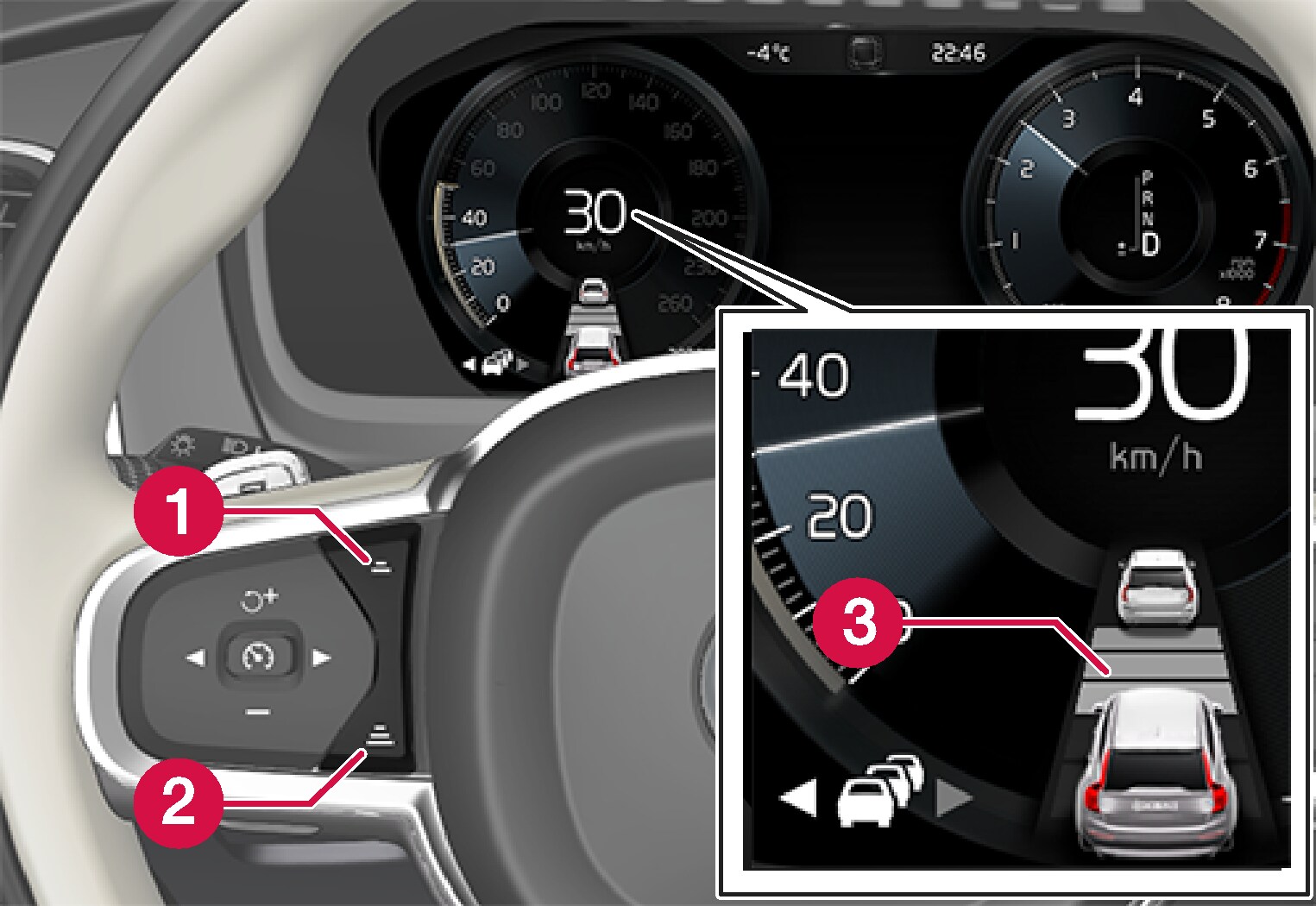 P5-1507-Adaptive Cruise Control, dictance warning