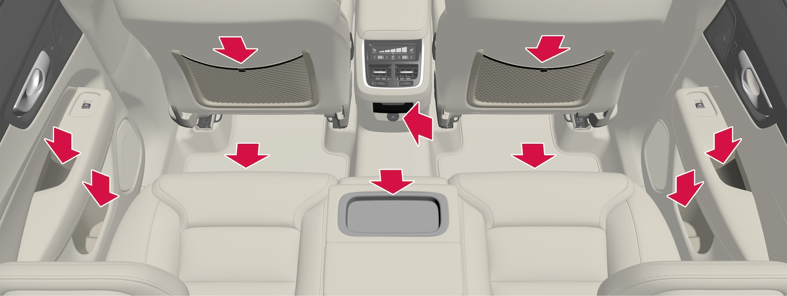 P5-2017-XC60-Overview interior rear seat