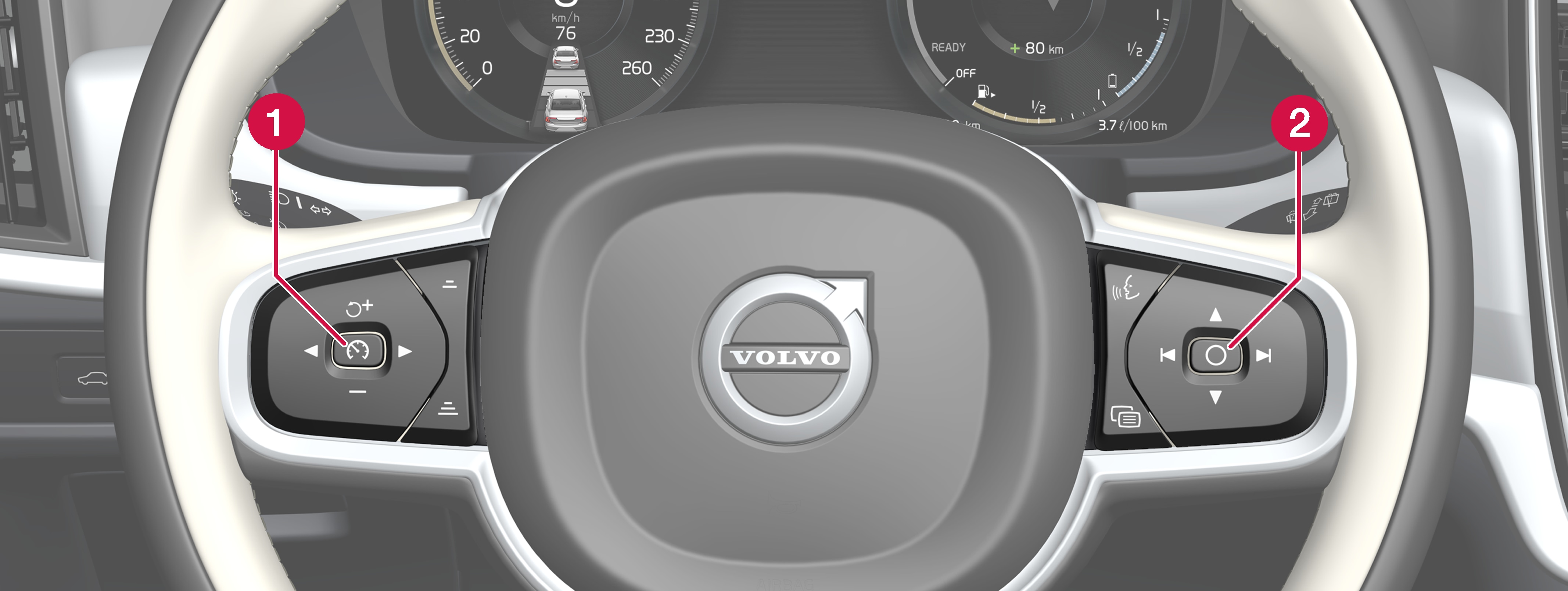 P5-1817-S90-V90-Steering wheel with numbering