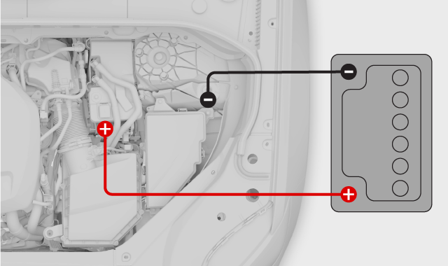 Jumper lead connection