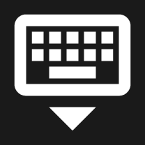 iCup-2037-Keyboard down symbol