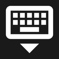 iCup-2037-Keyboard down symbol
