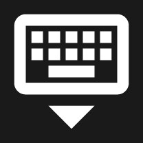 iCup-2037-Keyboard down symbol