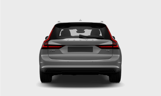 Rear view of the vehicle