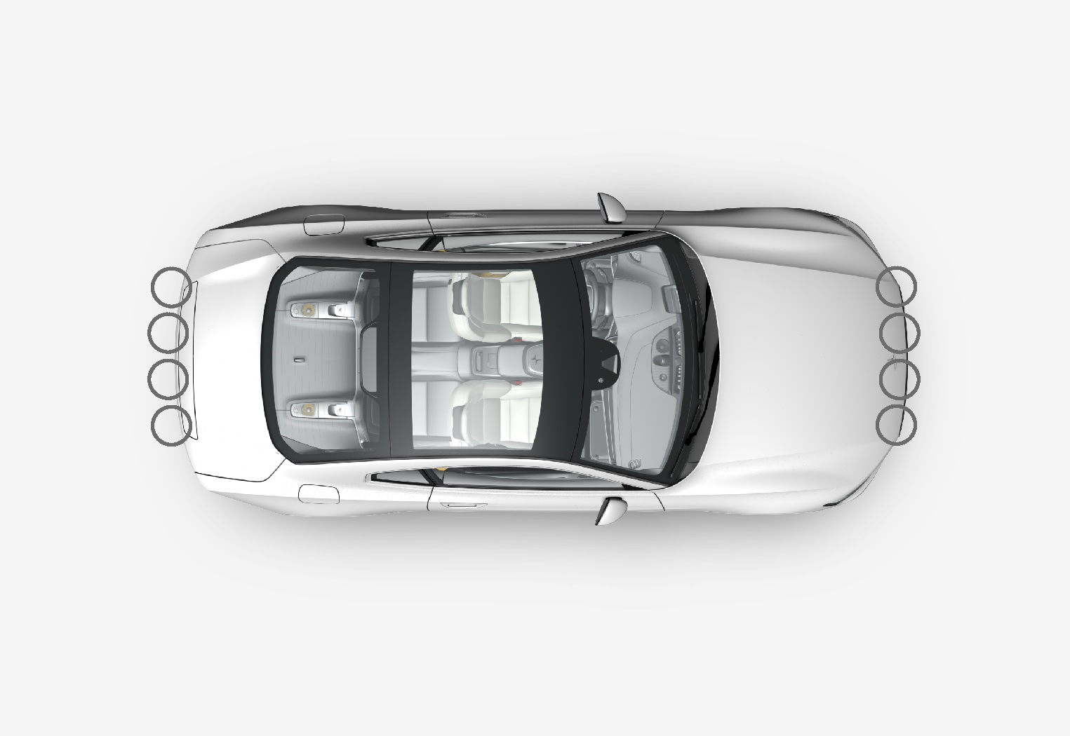 PS-1926-Park Assist System sensor placement