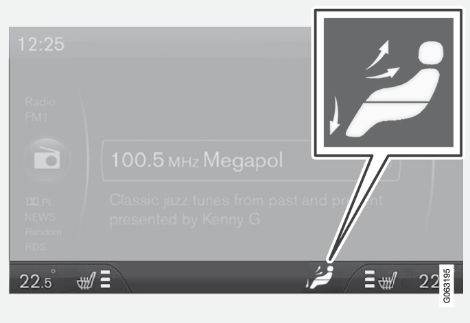 P3-1717-S60/V60 Luftdistribution i display