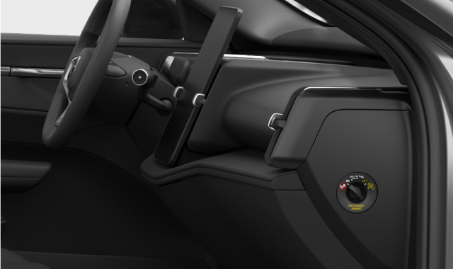 Passenger airbag switch location
