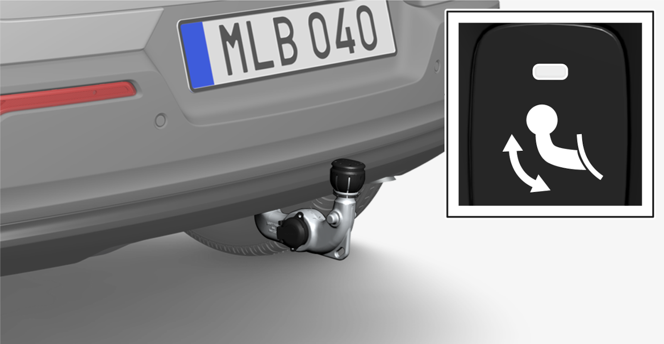 Melco-22w22-Swivable towbar fully folded