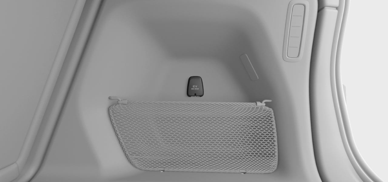 Prise de 12 V dans le coffre