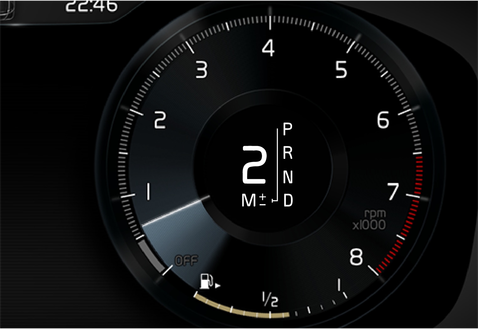 P5-1917-Old gear shift pattern in driver display