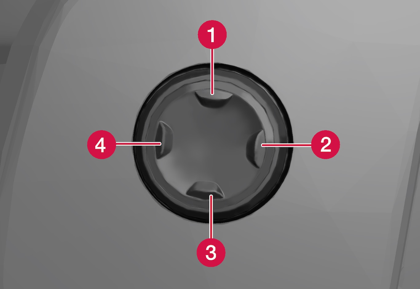 P6-CMA-seat multifunction controls - numbers