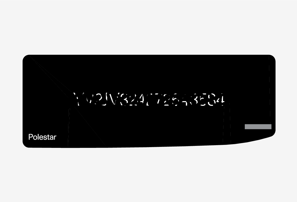 PS-1926-Decal vehicle identification number