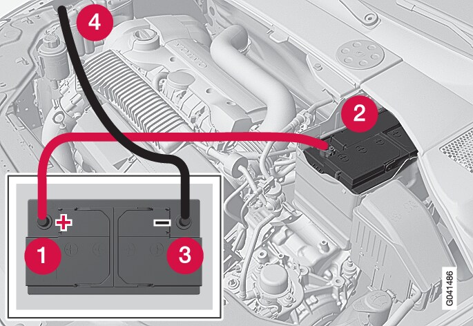 P3-V60H Start engine w auxillary battery