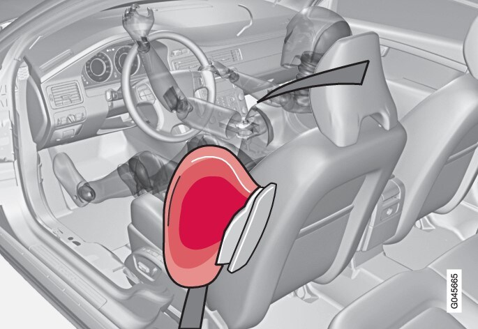 Driver's seat, left-hand drive.